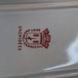 Terre de Fer Saint Amand pocket emptier/comb holder 'Orchids' model
