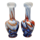 2 Vintage Italian Opaline Vases, 1950s