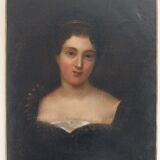 Portrait of a young woman of the nineteenth century