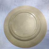 Flat round earthenware dish