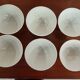Set 6 bowls cow creamer semi porcelain old