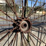 Old iron wheel