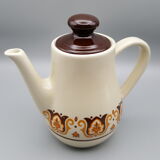 Coffee tea maker with 3 mugs cups Porcelain and fire Jet Nomar