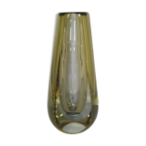 Vintage crystal vase j.b france 1970s