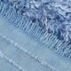 3x9 Blue %100 Wool Kilim Runner Rug, 98x282Cm