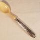 Old ivory silver porridge spoon