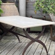 Dining table for indoors or outdoors