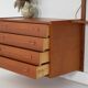 Teak bookcase PS System, Danish design, 1960s, manufactured by Randers Møbe