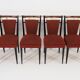 Table and 6 chairs for the dining room of the '70s