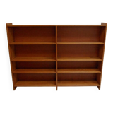 Vintage oak open bookcase
