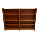 Vintage oak open bookcase