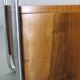 Restored Bauhaus chrome and walnut nightstand, Czechoslovakia 1940s
