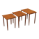 Nest of teak tables, Danish design, 1970s, made in Denmark