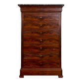 Chiffonier Louis Philippe en acajou flammé