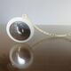 Coat holder 3 white and chrome patères 50s