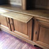 Solid oak library