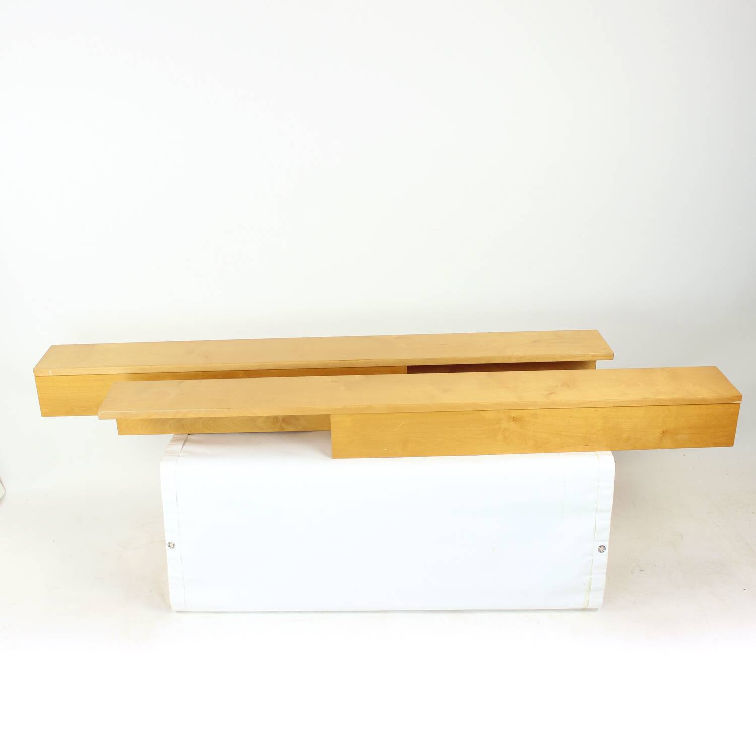 Floating Shelf In Birch By Up Zavody, Czechoslovakia 1986