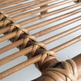 Coffee table, rattan magazines 1950