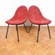 Set of Italian mid-century cocktail chairs, 1963.