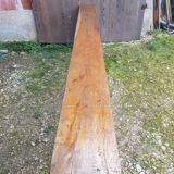 Ancien banc en bois massif vintage