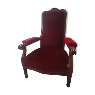 Armchair Voltaire style Louis Philippe