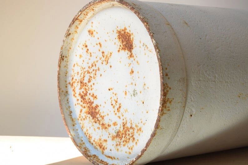 1940s white milk can