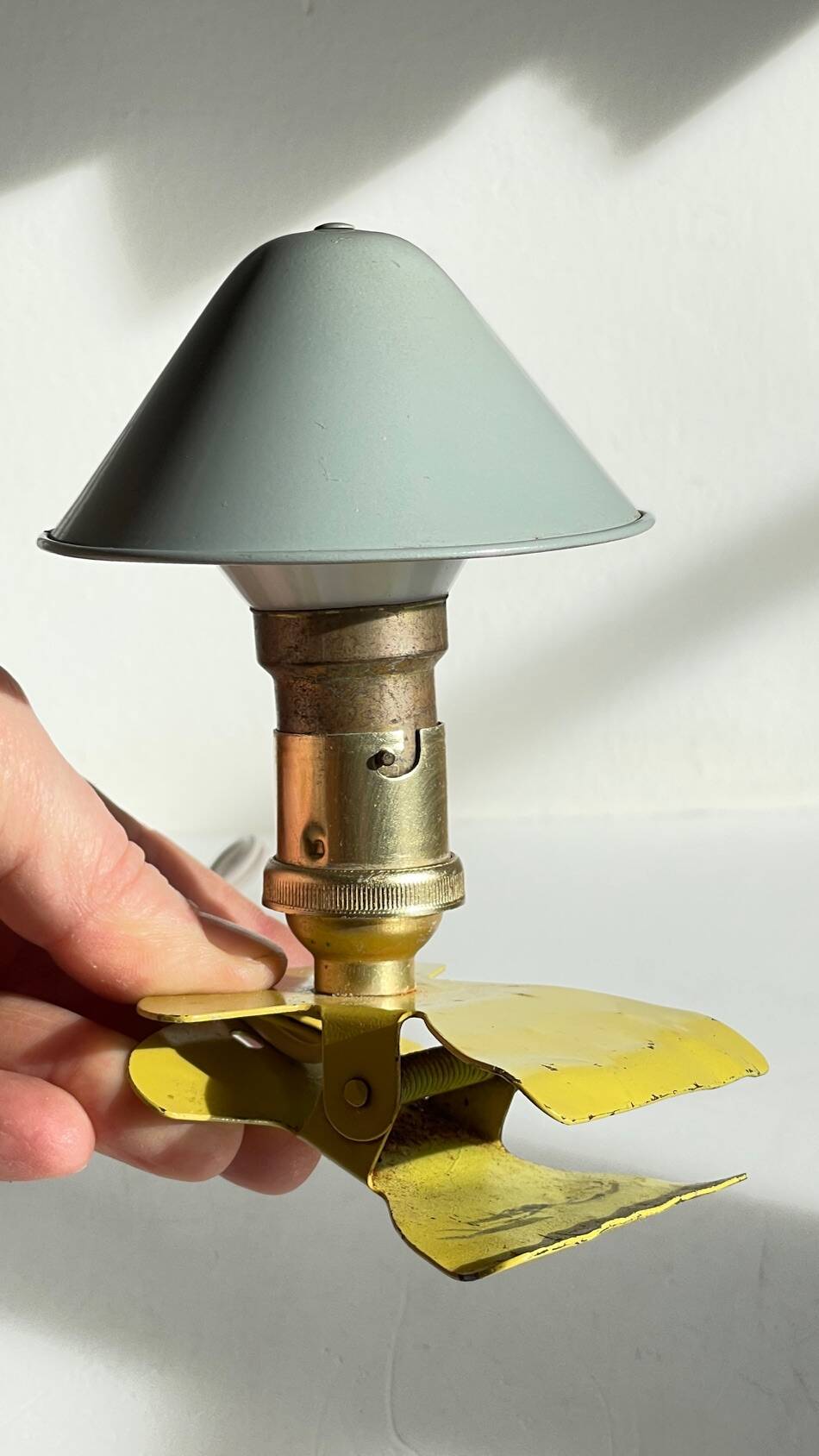 Vintage mushroom spotlight lamp