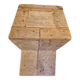 Tabouret en bois massif