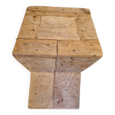 Tabouret en bois massif