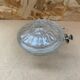 Old Molded Glass Candy Box + Sugar Tongs