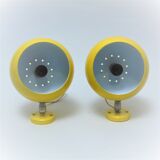 Pair of ball sconces 70s