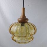 Vintage Scandinavian pendant light Orrefors – Carl Fagerlund Sweden, 1960s