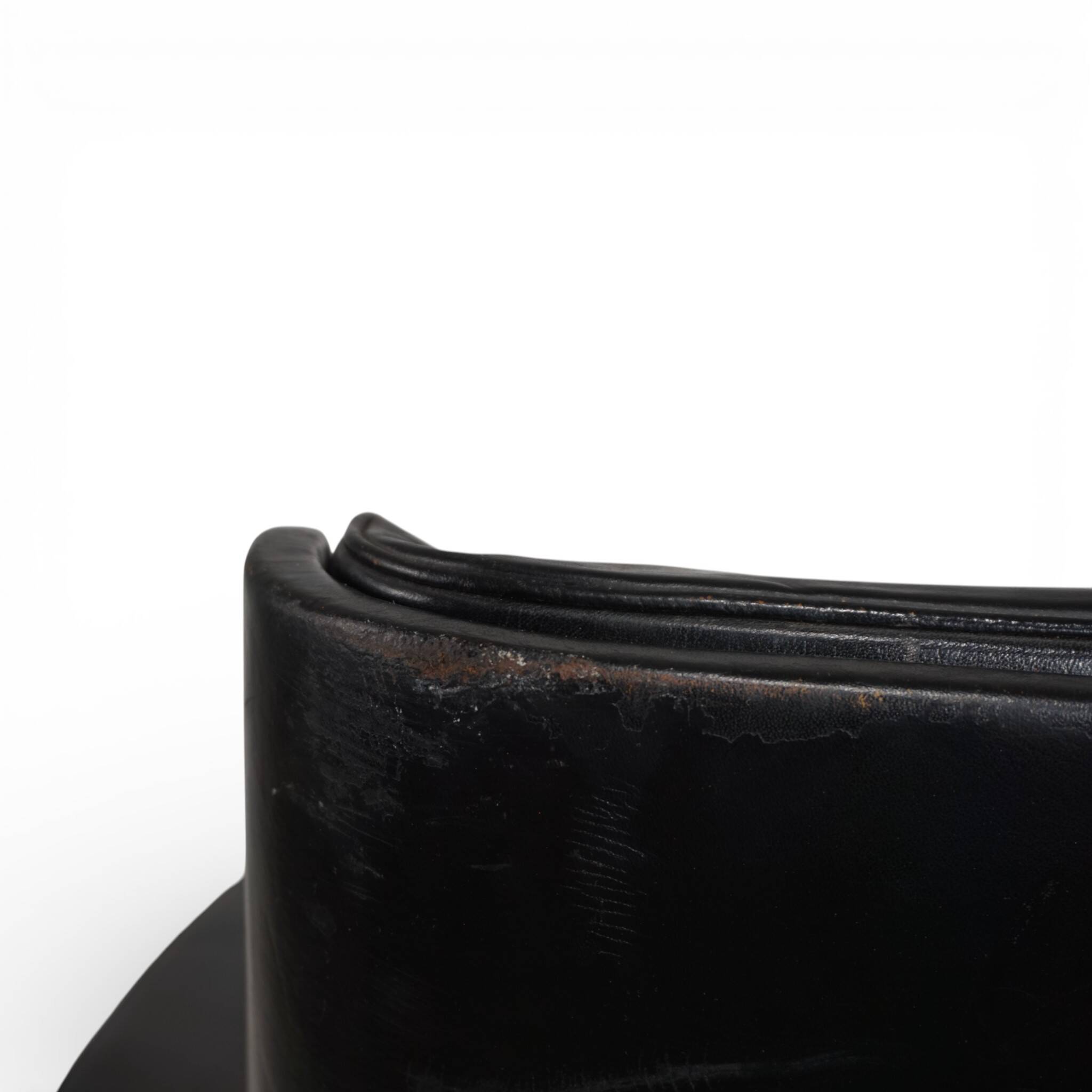 Kaufeld Siesta 62 leather lounge chair by Jacques Brule, 1960