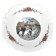 Sarreguemines plate Obernai cut out in earthenware with horsemen decoration Alsace by Loux