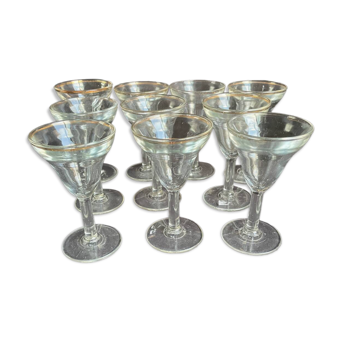 10 40s bistro glasses