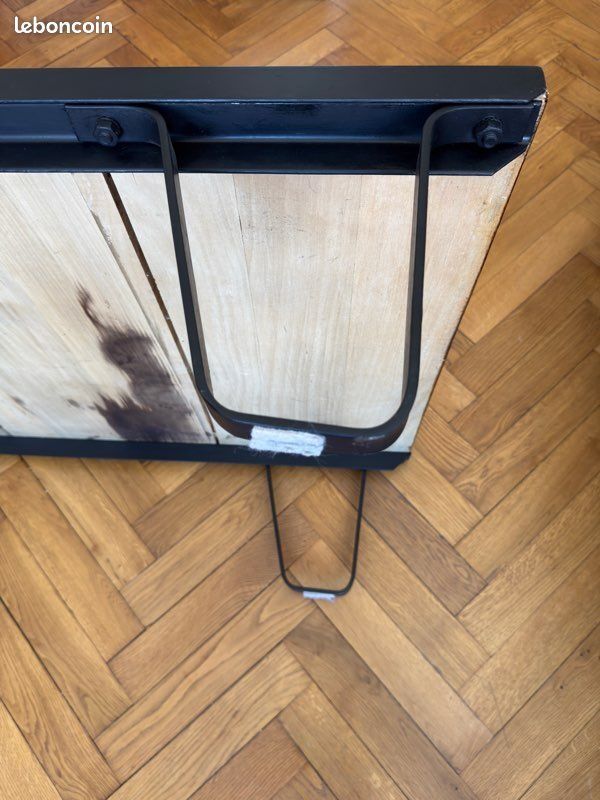 Industrial coffee table type SNCF pallet