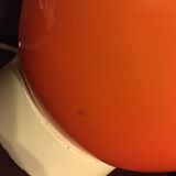 60'S vintage orange opaline lamp