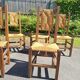 6 brutalist chairs