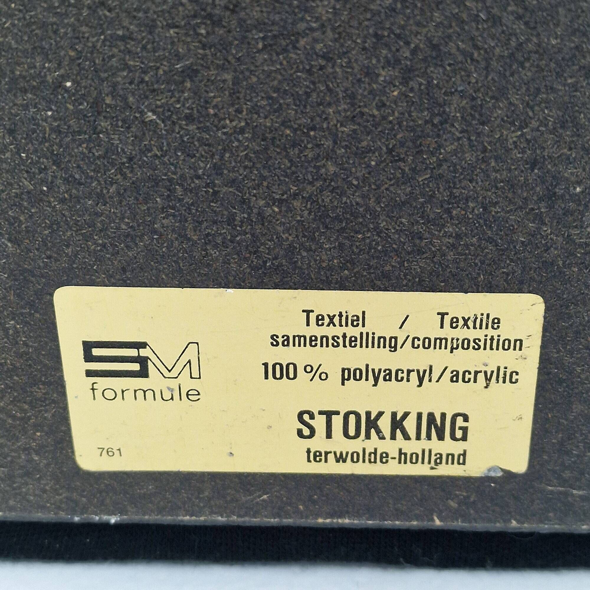 Footstool or Poof by Clemens Claes for Stokking, 1972