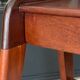 Vintage solid wood bedside table