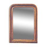 Antique large Louis Philippe mirror, decorated with gilt leaf - "Claude"
