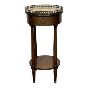 Guéridon rond en bois