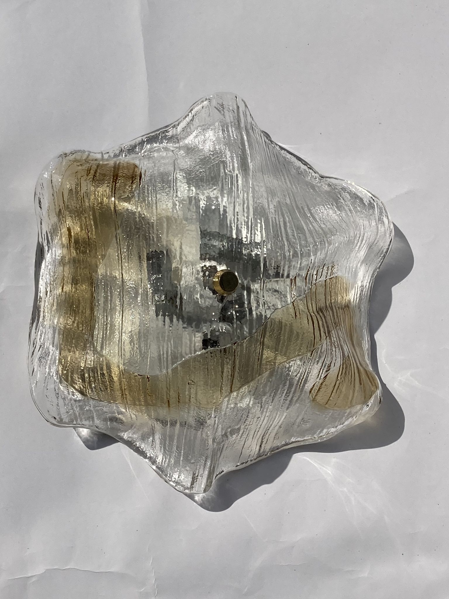 Ensemble Kalmar Murano, plafonnier et appliques