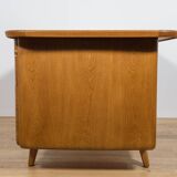 Art Deco Oak Freestanding Desk by Gunnar Ericsson for Facit AB Buromöbel