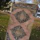 Vintage Turkish hallway rug 86x715 cm