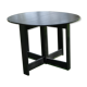 Scandinavian design oval table felling vintage folding 60-70-80