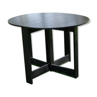 Scandinavian design oval table felling vintage folding 60-70-80
