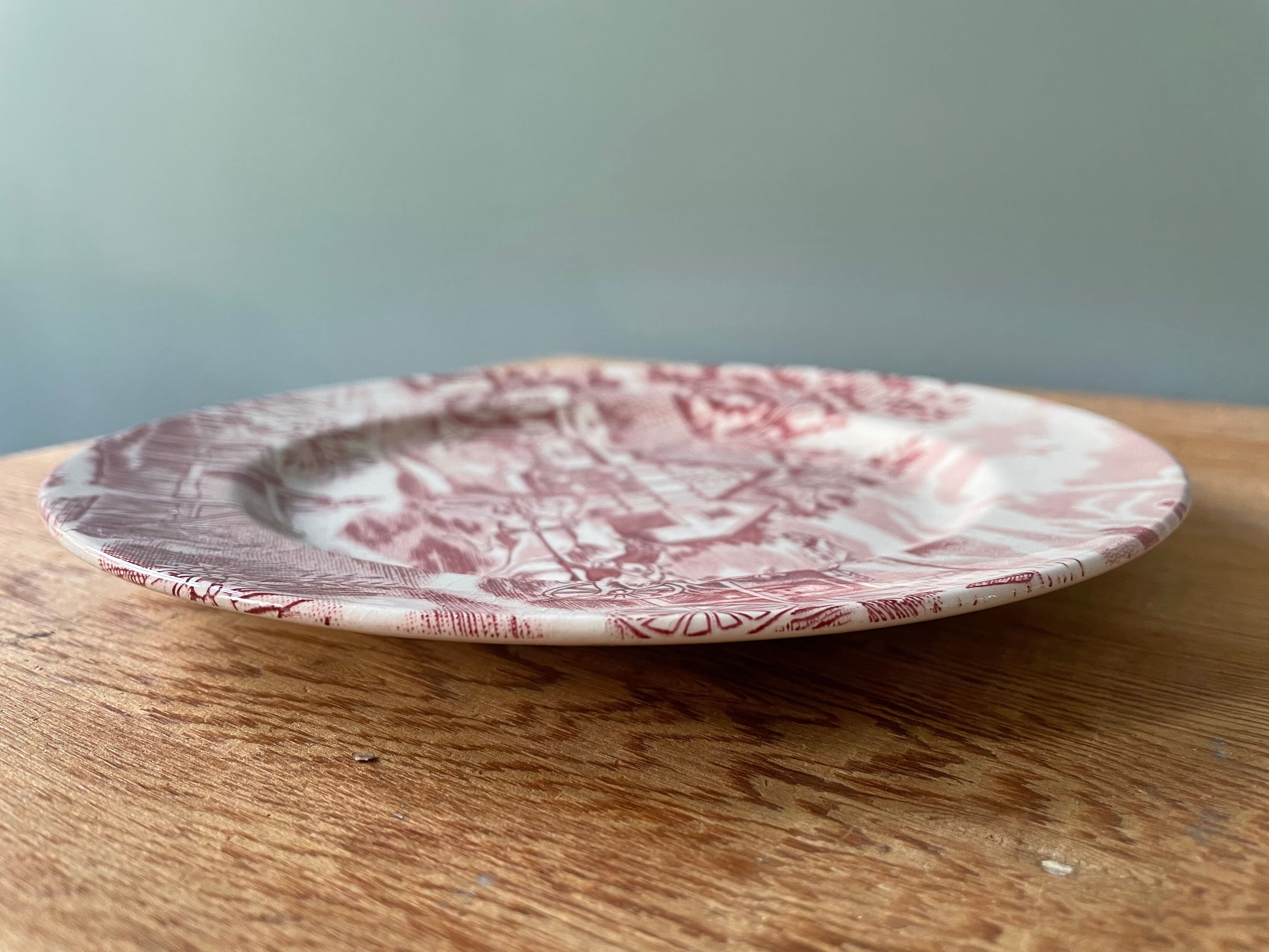 Old flat plate Lunéville