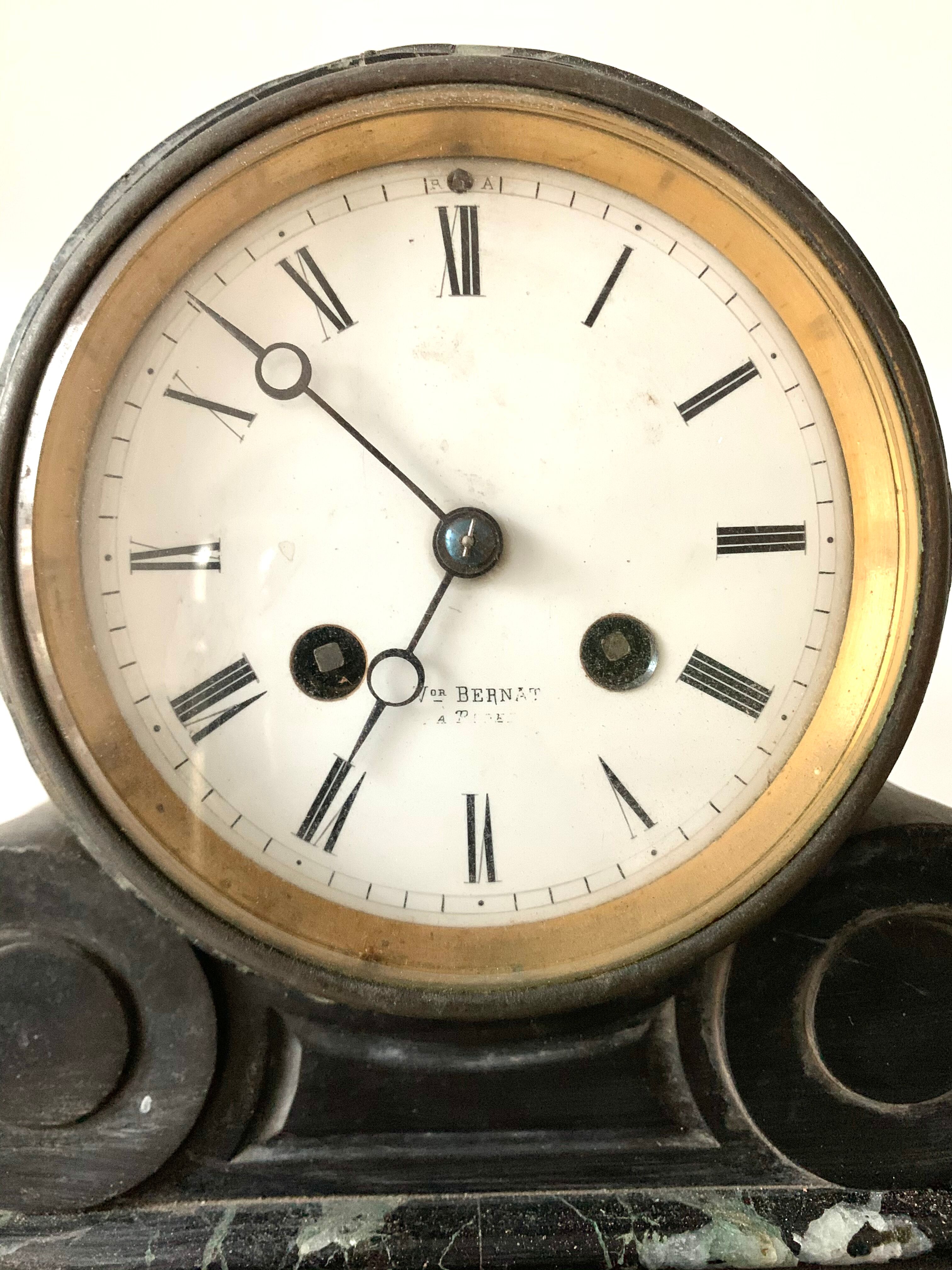 Marble clock