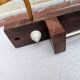 Scandinavian wooden scissor wall light fixture lamp 1960s